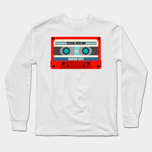 Marvin Gaye Classic Cassette Tape Long Sleeve T-Shirt